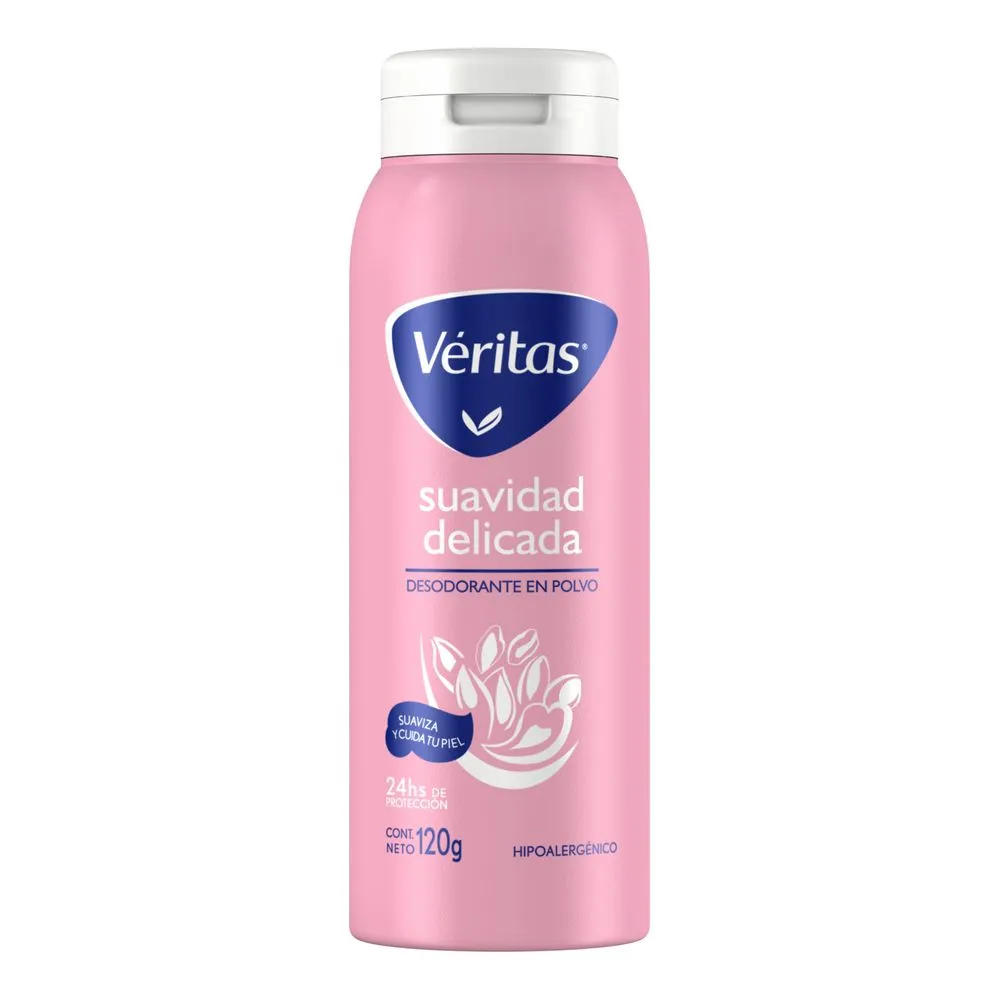 veritas Polvo para mujer suave delicada 120 gr
