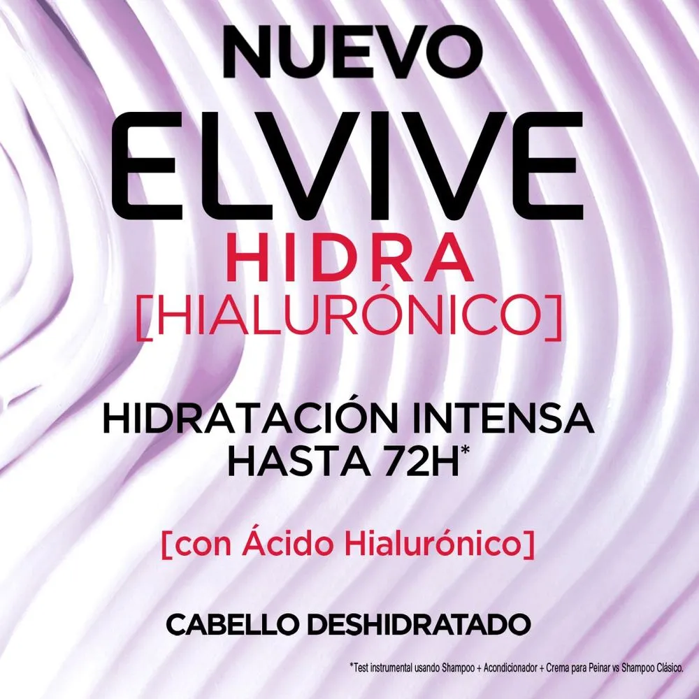 Elvive Crema para peinar hidra hialuronico 250 ml