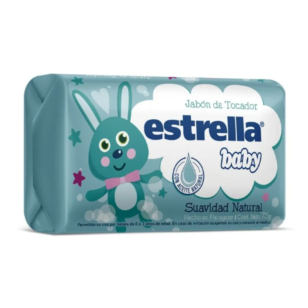 Estrella Jabón baby suave natural 75 gr