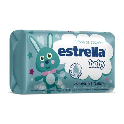 Estrella Jabón baby suave natural 75 gr