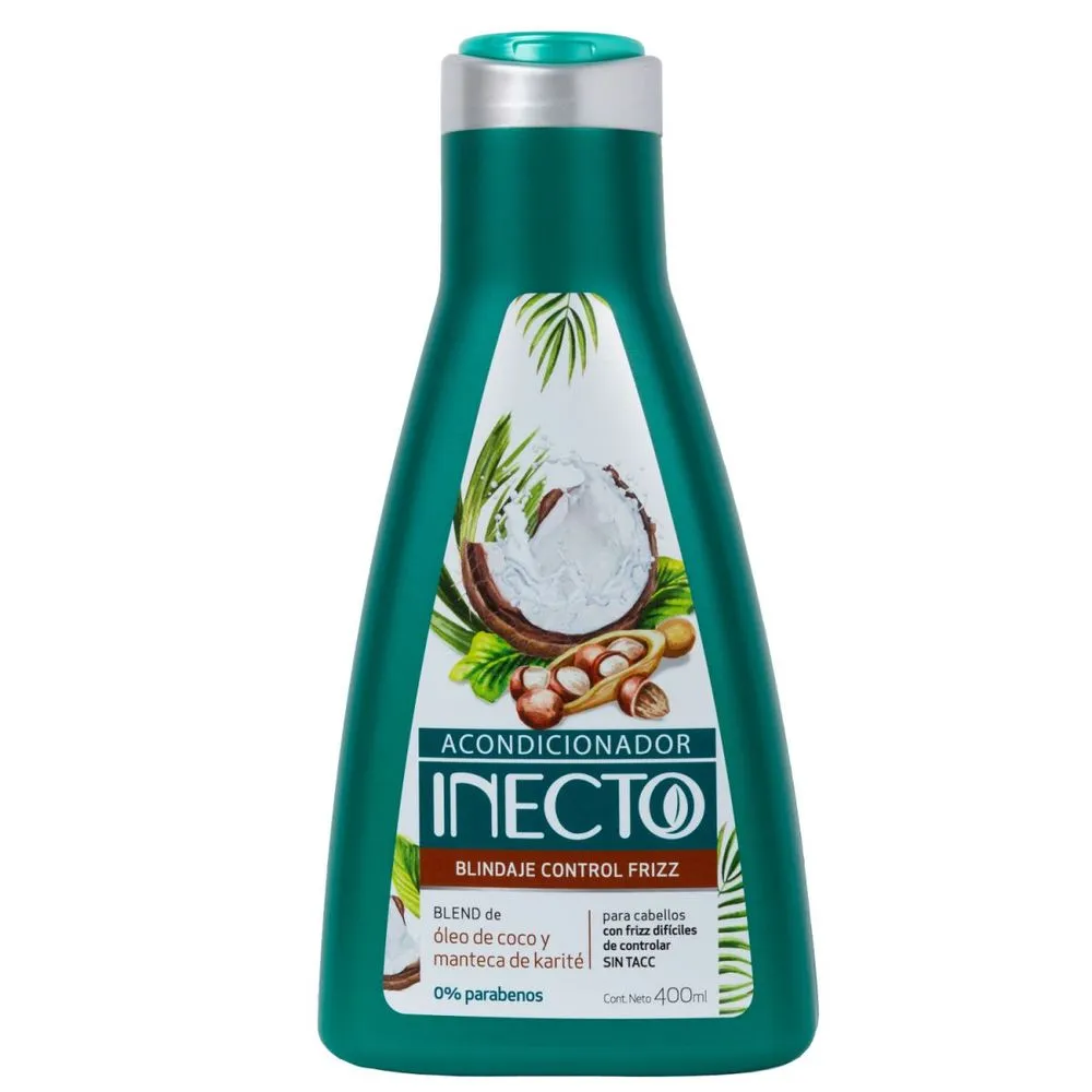 Inecto Acondicionador blindaje control frizz 400 ml