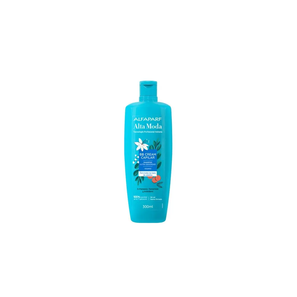 alfaparf alta moda Shampoo bb cream ultra sedosidad 300 ml