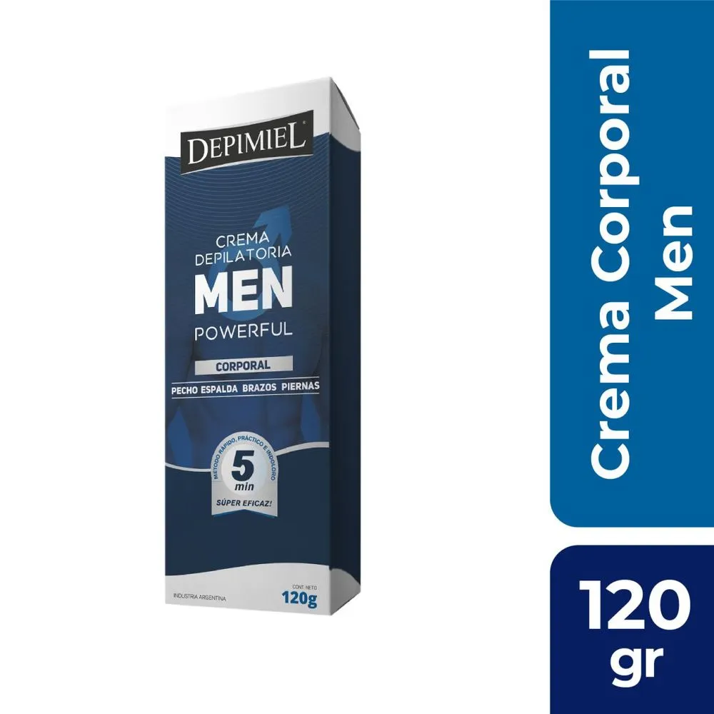 Depimiel Crema depilatoria para cuerpo hombre 120 gr