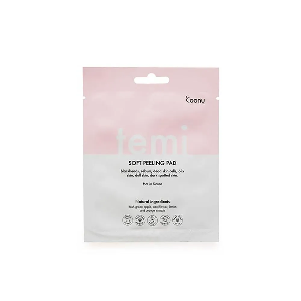 Coony Temi soft peeling pad tratamiento facial