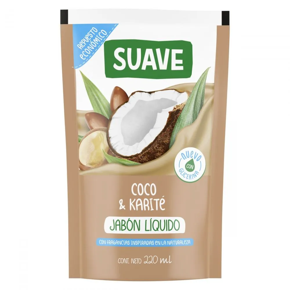 Suave Jabón líquido coco y karite 220 ml