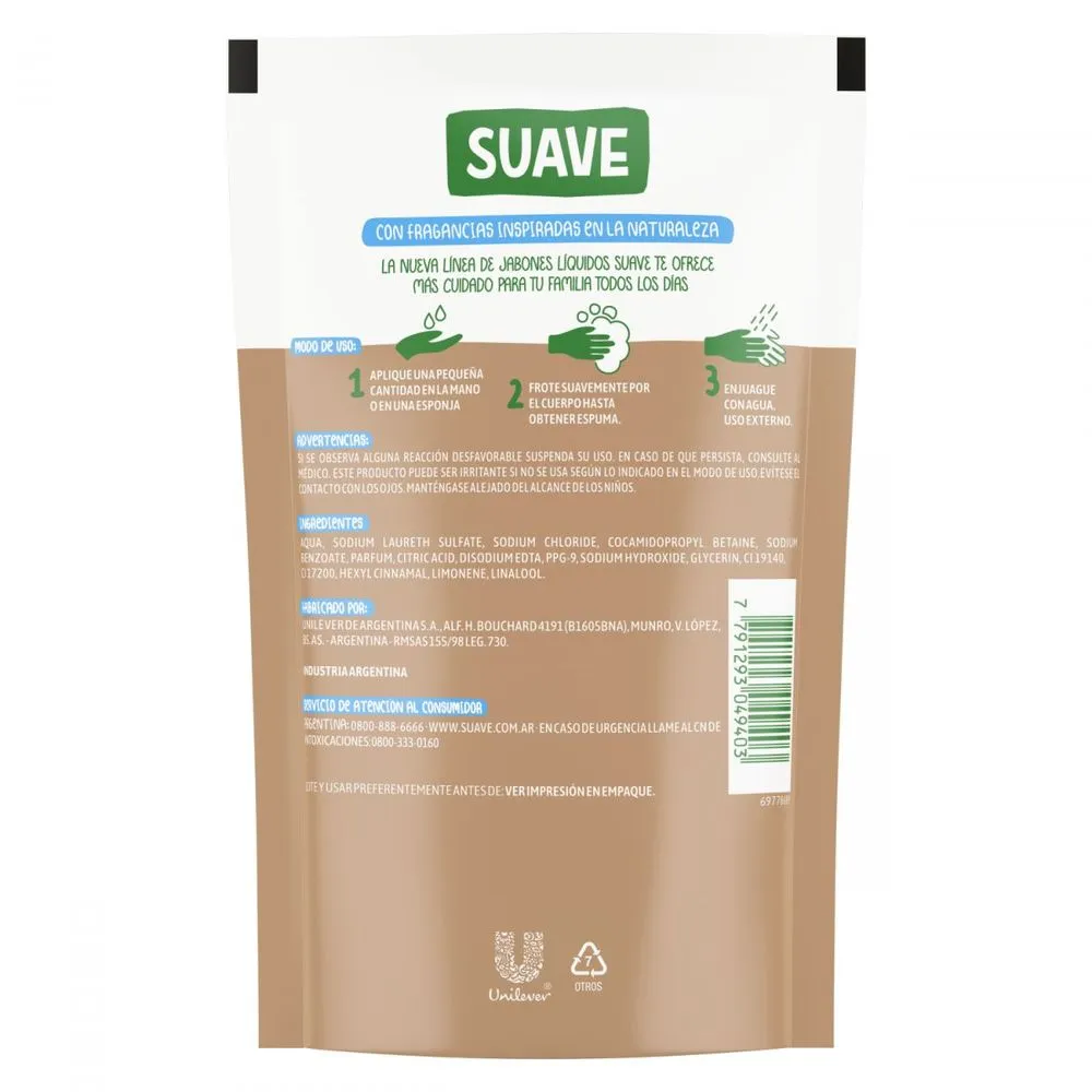 Suave Jabón líquido coco y karite 220 ml