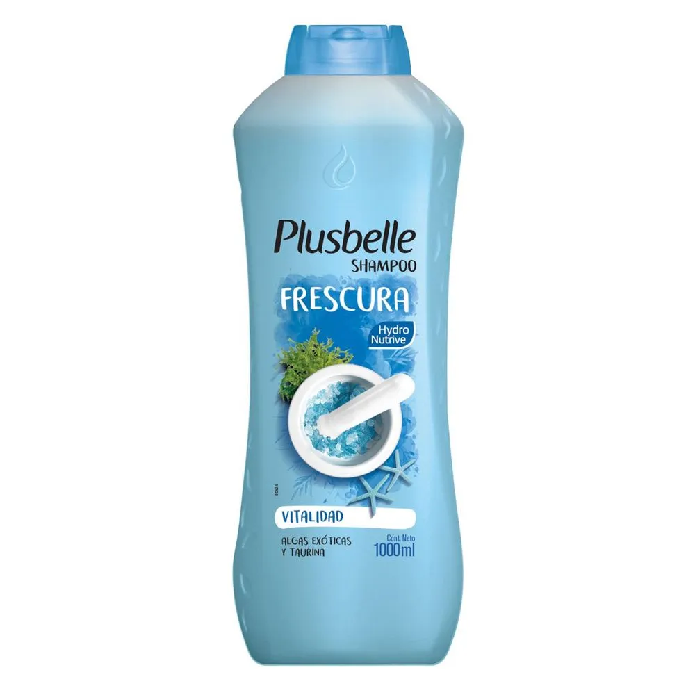 Plusbelle Shampoo frescura + vitalidad 1 lt