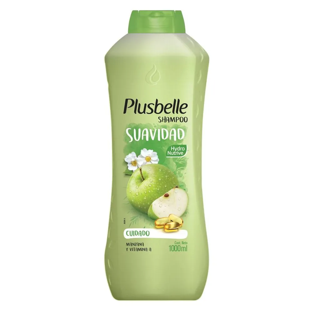 Plusbelle Shampoo suavidad y cuidado 1 lt