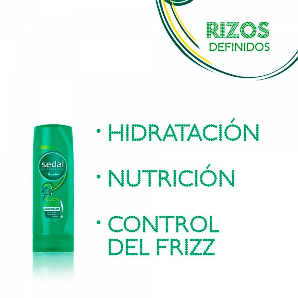 Sedal Acondicionador rizos definidos 190 ml