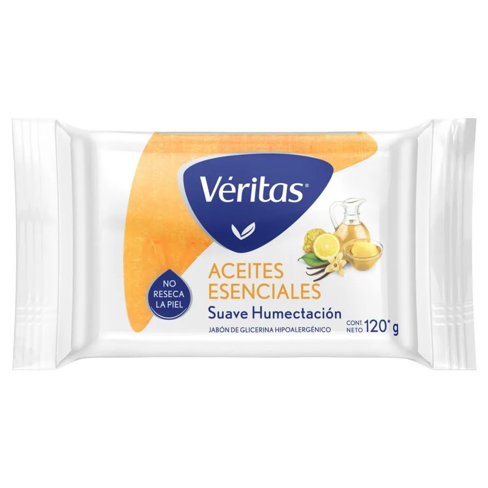 veritas Jabón glicerina aceites esenciales por 120 grs