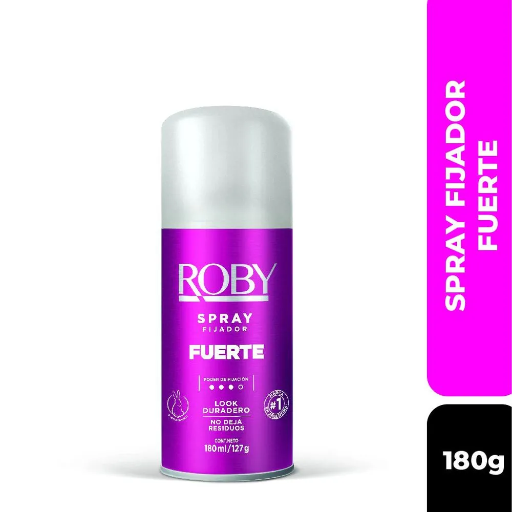 Roby Spray fijador fuerte 180 ml