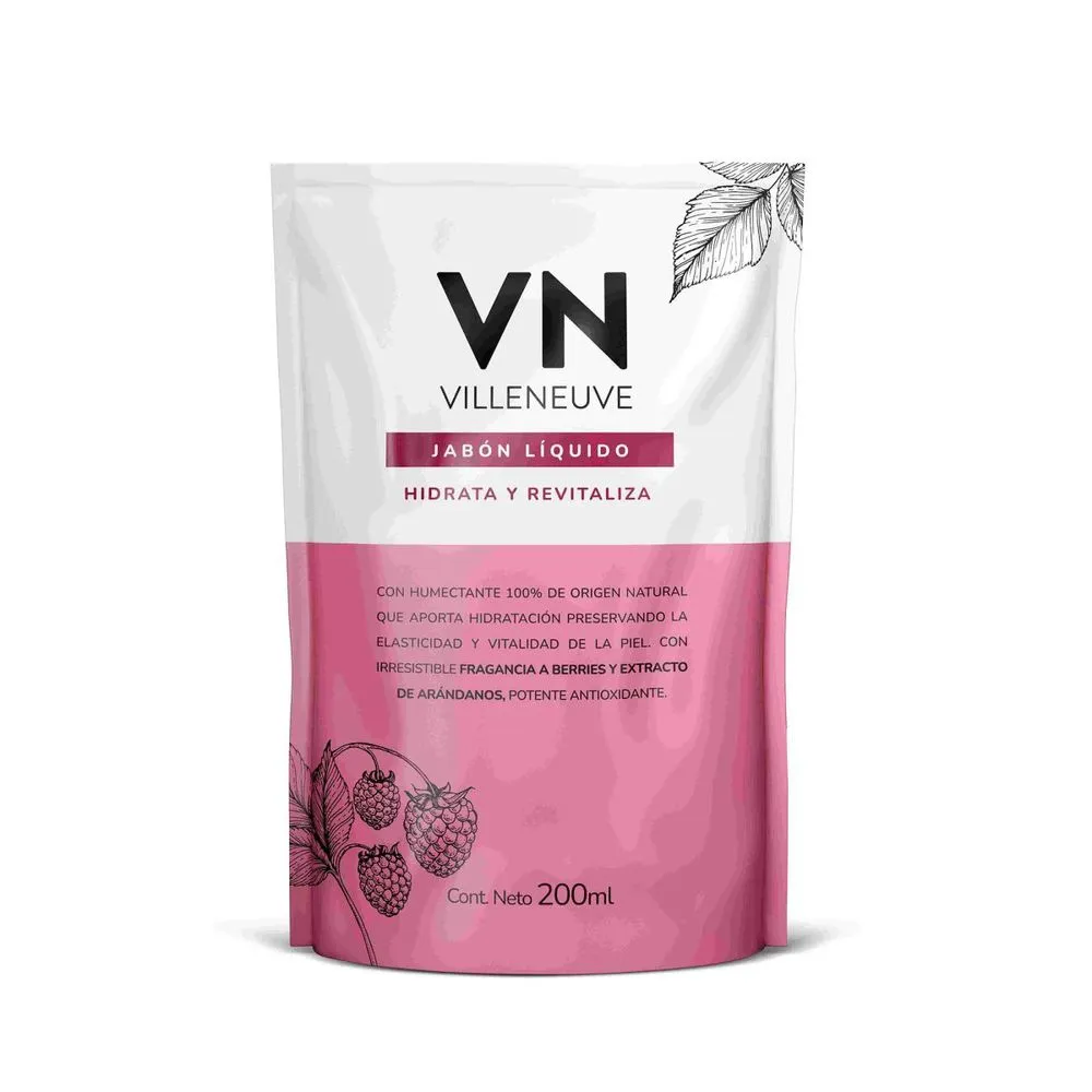 VN Jabón líquido berries hidrata y revitaliza doypack 200 ml