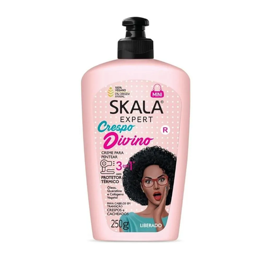 Skala Crema de peinar crespo divino 3 en 1 250 gr