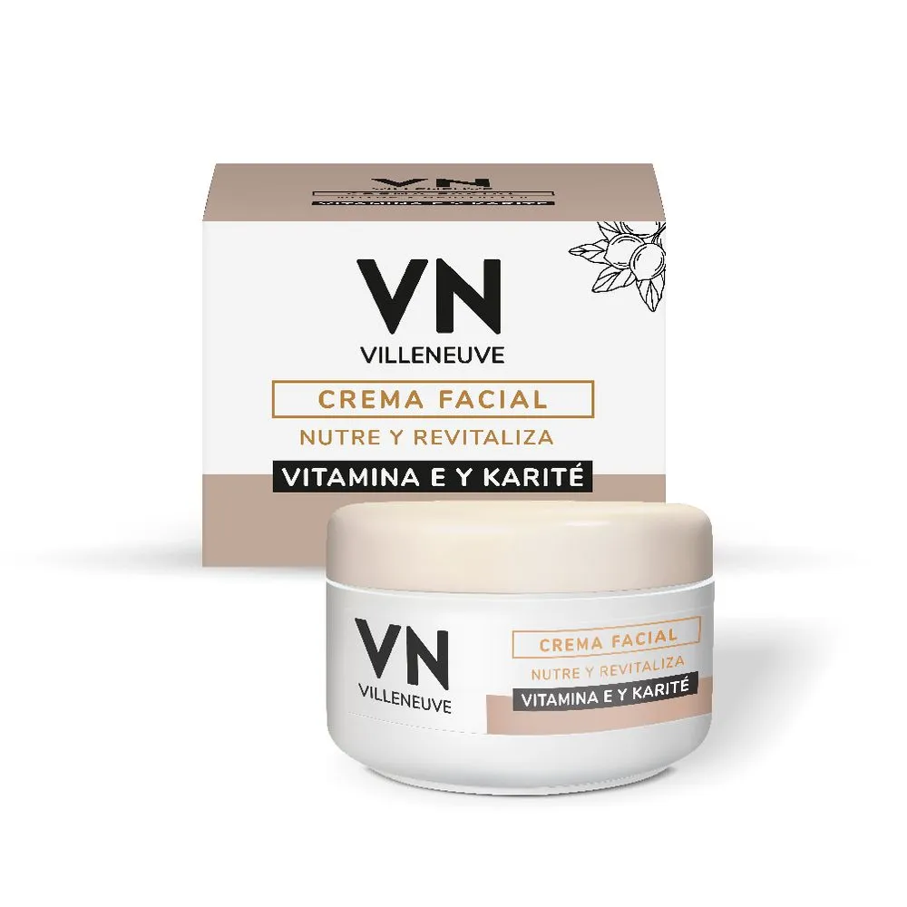 VN Crema facial nutritiva con vitamina E y karite 50 gr