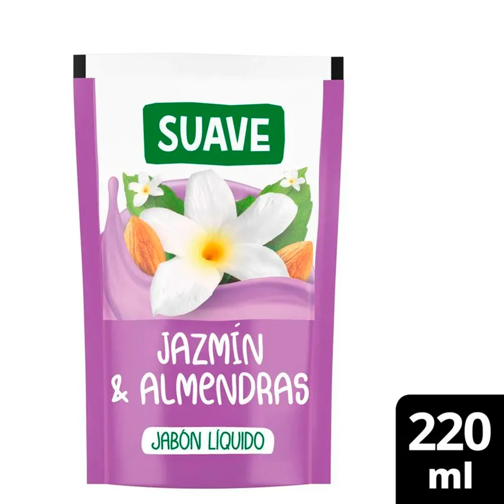 Suave Jabón líquido jazmín y almendras 220 ml