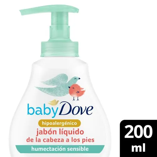 Baby Dove Baby jabon liquido humectación sensible 200 ml