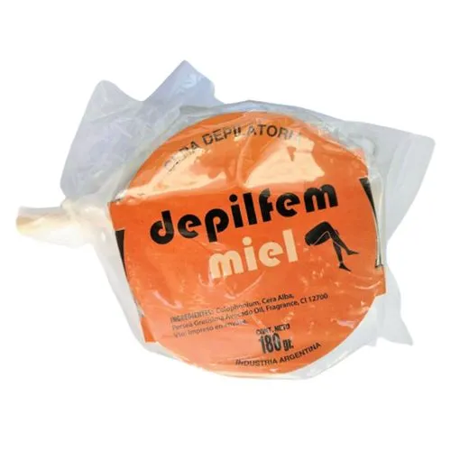 Depilfem Cera depilatoria con miel lata 180 gr