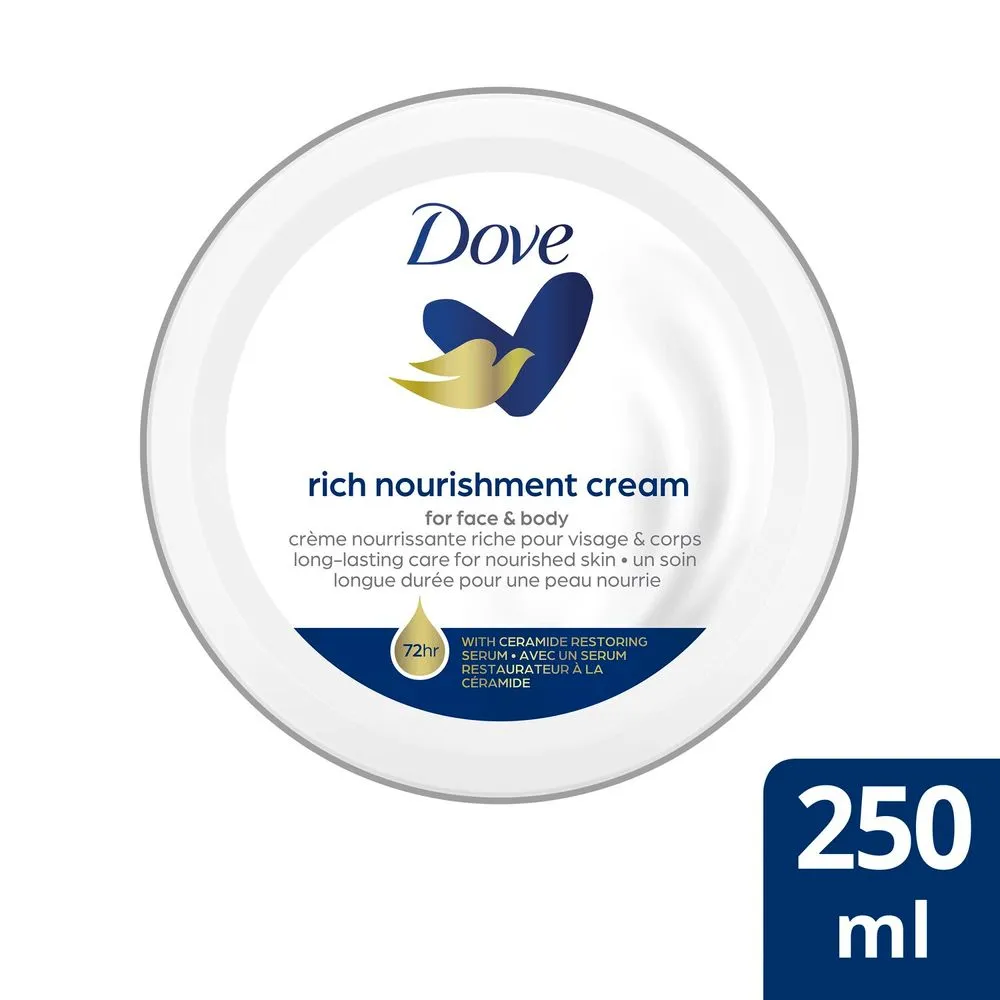 Dove Crema nutritiva piel seca 250 ml