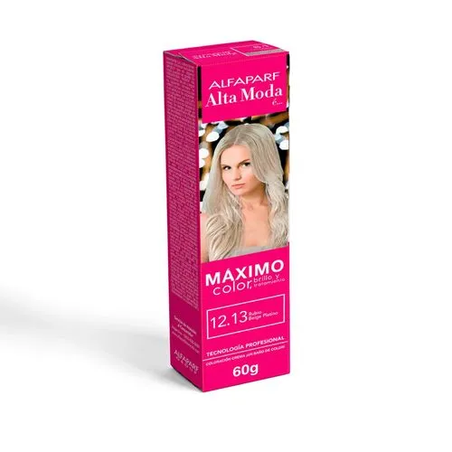 alfaparf alta moda Coloracion crema 12.13 rubio beige platino