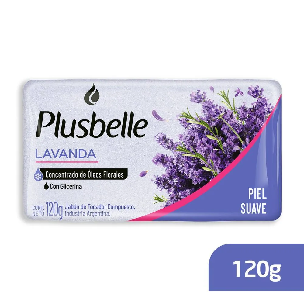 Plusbelle Jabon lavanda 120 gr