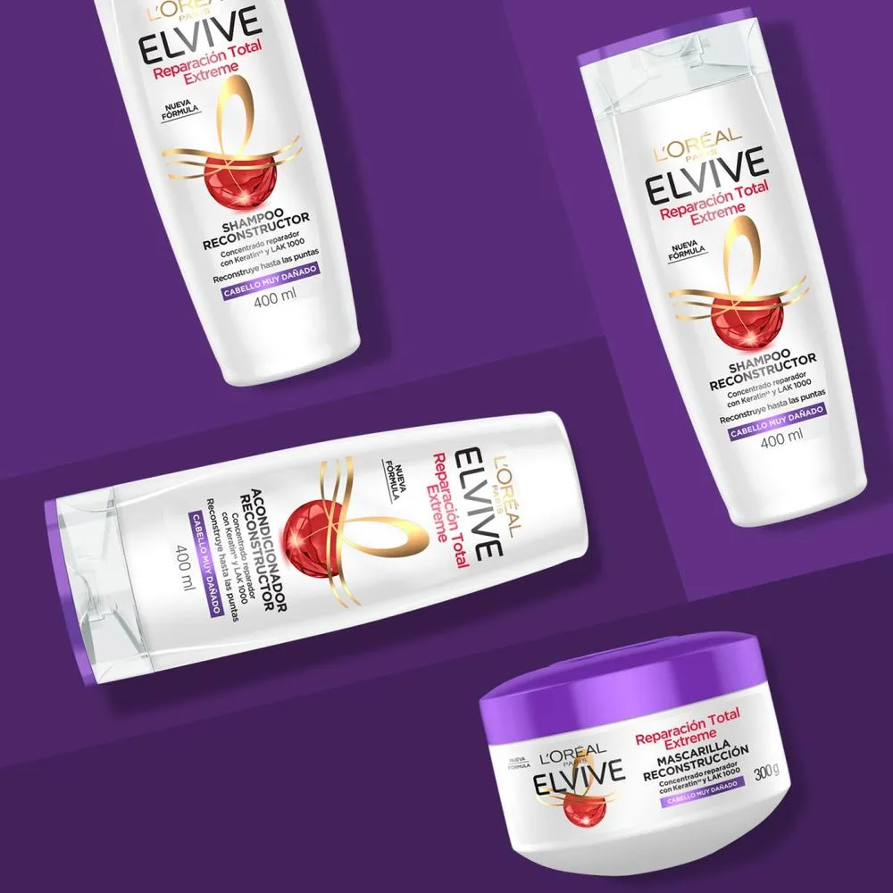 Elvive Shampoo reparación total extreme 400 ml