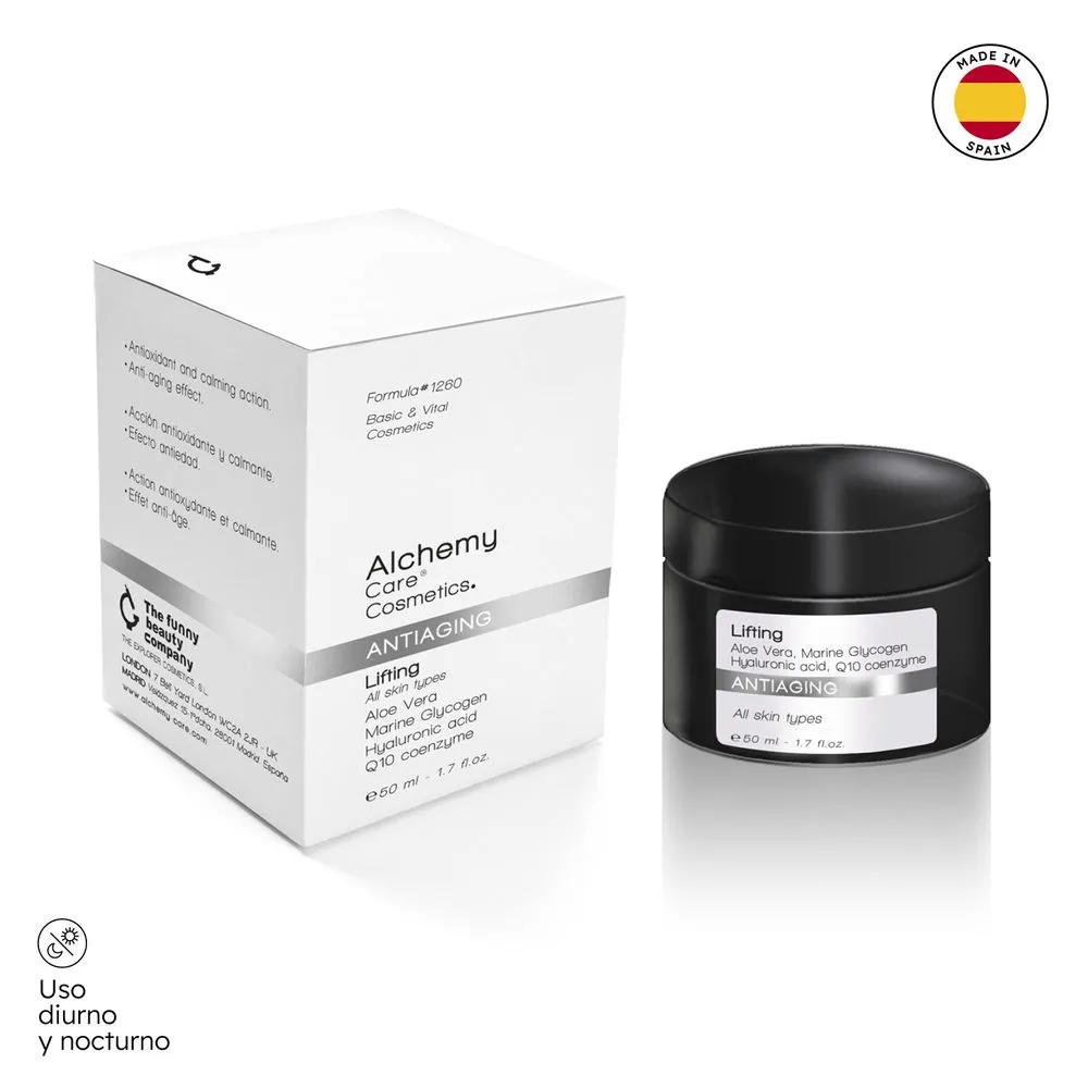 Alchemy Crema facial antiaging lifting all types skin 50ml
