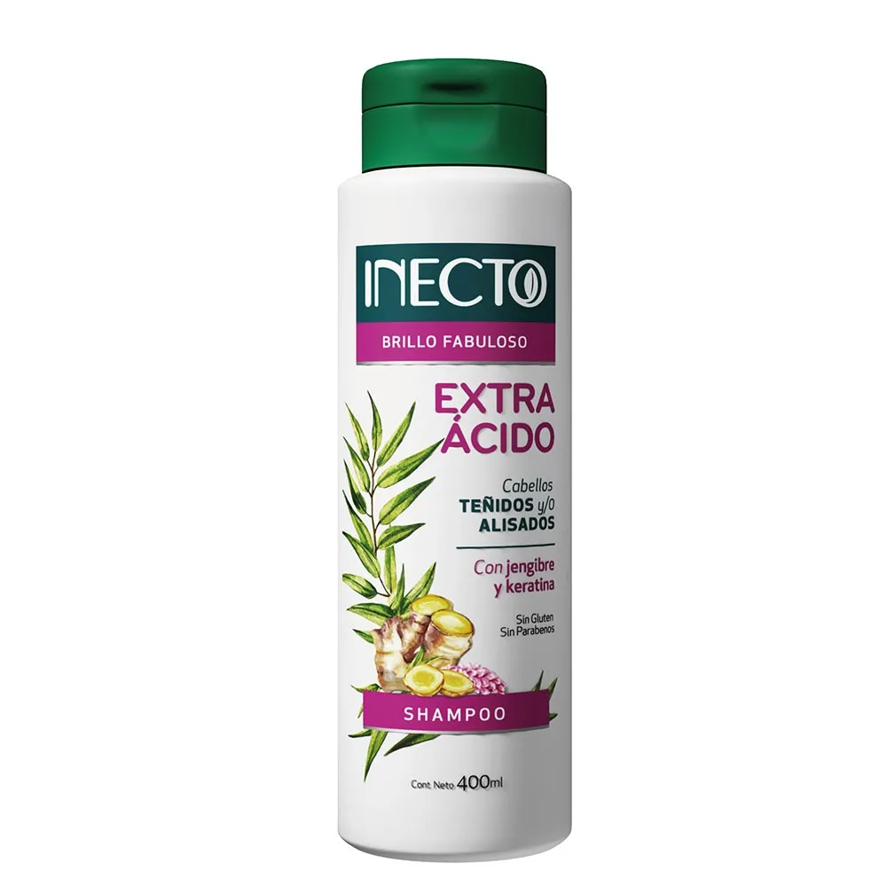 Inecto Shampoo shock brillo fabuloso 400