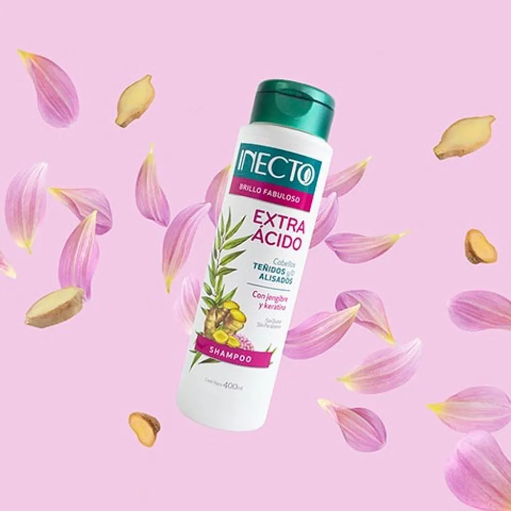 Inecto Shampoo shock brillo fabuloso 400