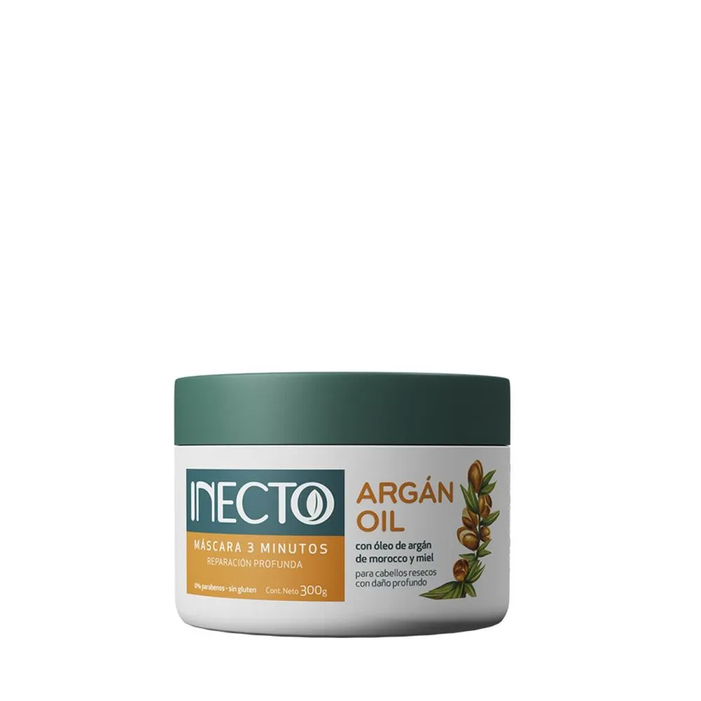Inecto Máscara 3Minutos Argán Oil 300g