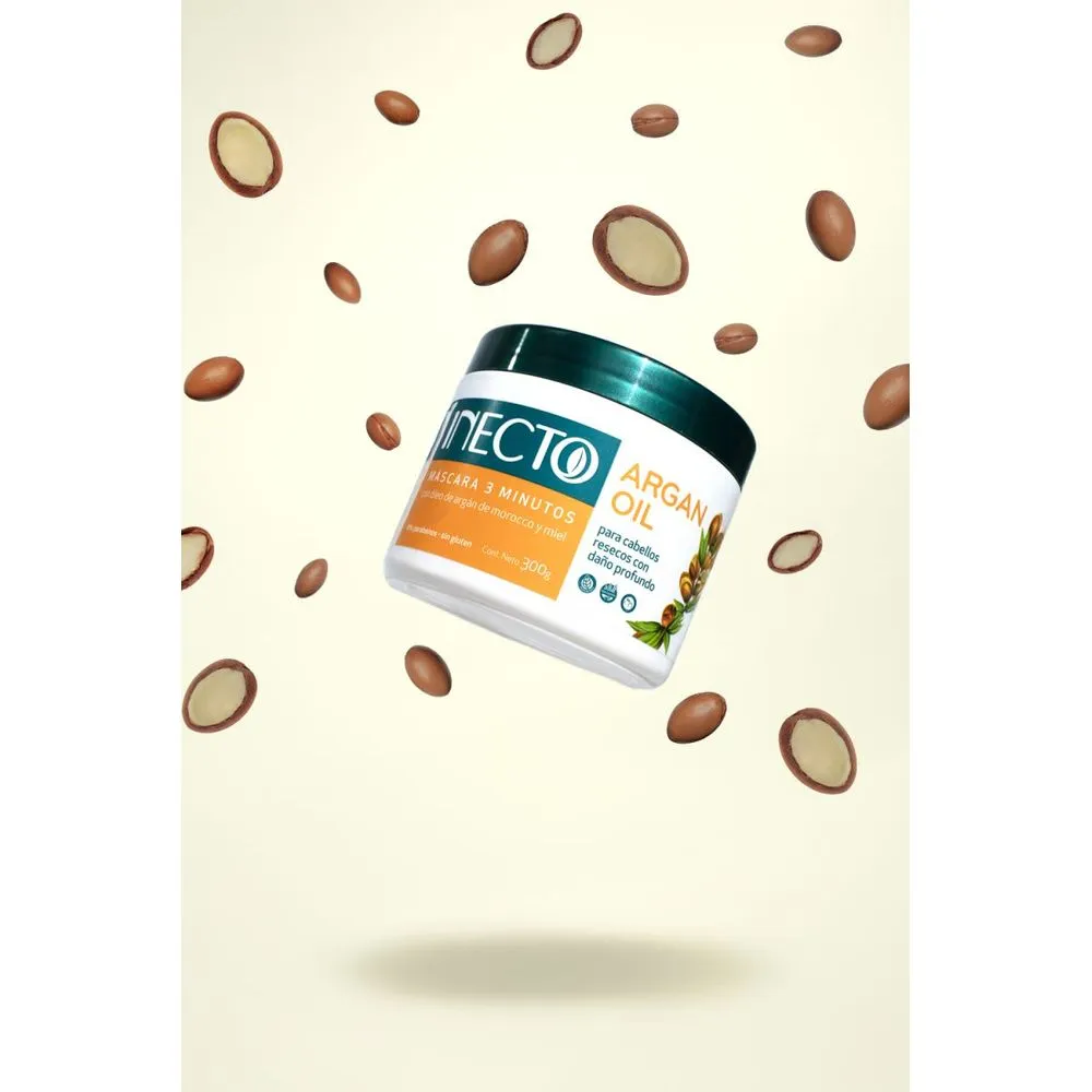 Inecto Máscara 3Minutos Argán Oil 300g