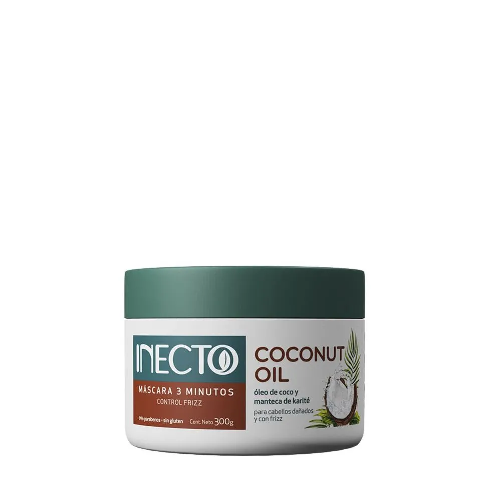 Inecto Máscara 3Minutos Coconut Oil 300g