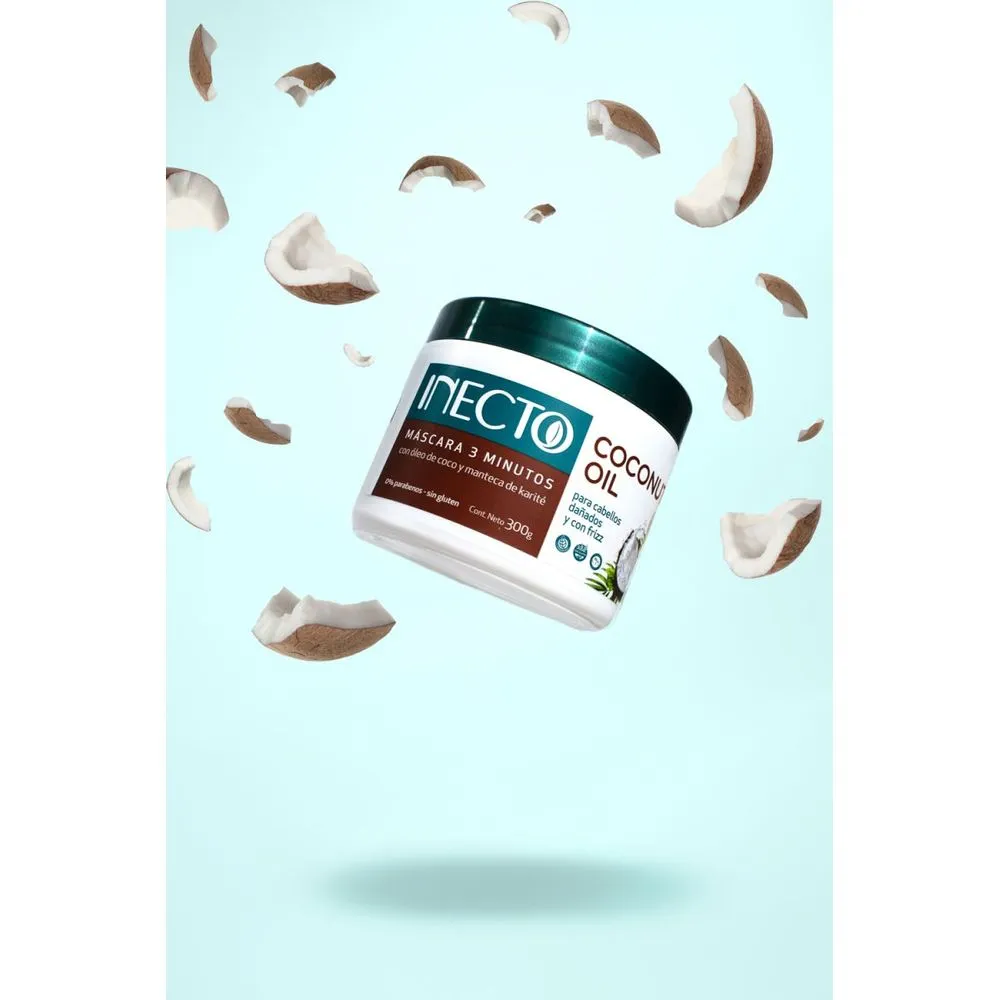 Inecto Máscara 3Minutos Coconut Oil 300g