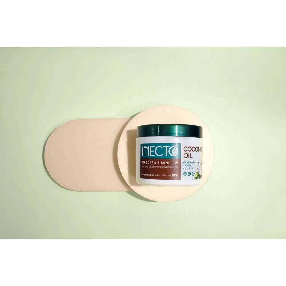 Inecto Máscara 3Minutos Coconut Oil 300g