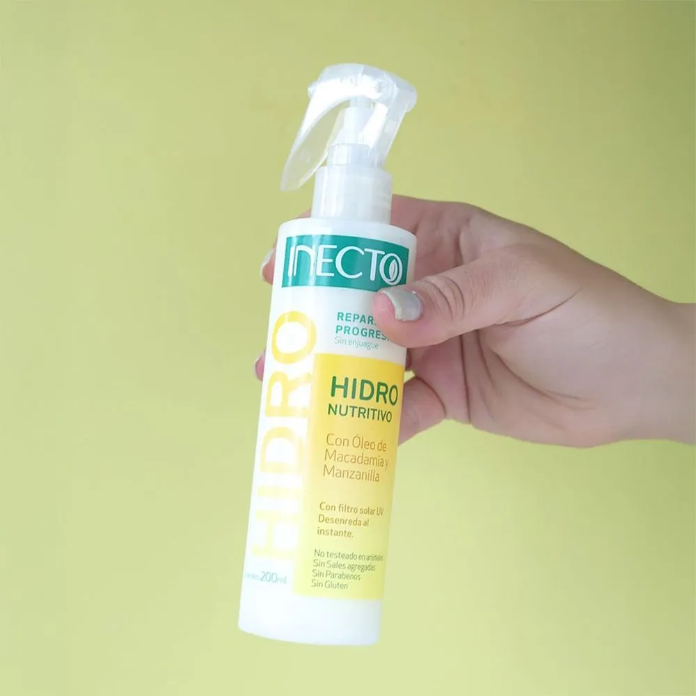 Inecto Spray Reparación Progresiva Hidronutritivo con Filtro Solar 200ml