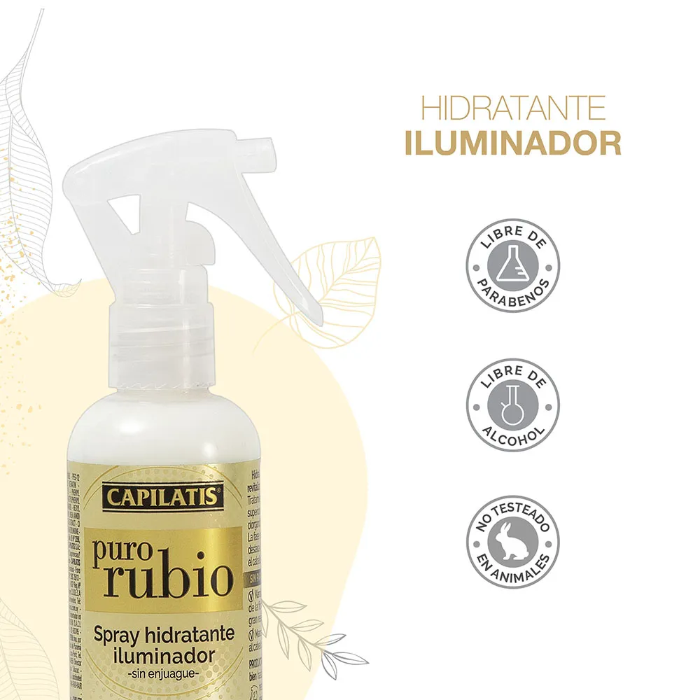 Capilatis Spray hidratante iluminador línea puro rubio 100 ml