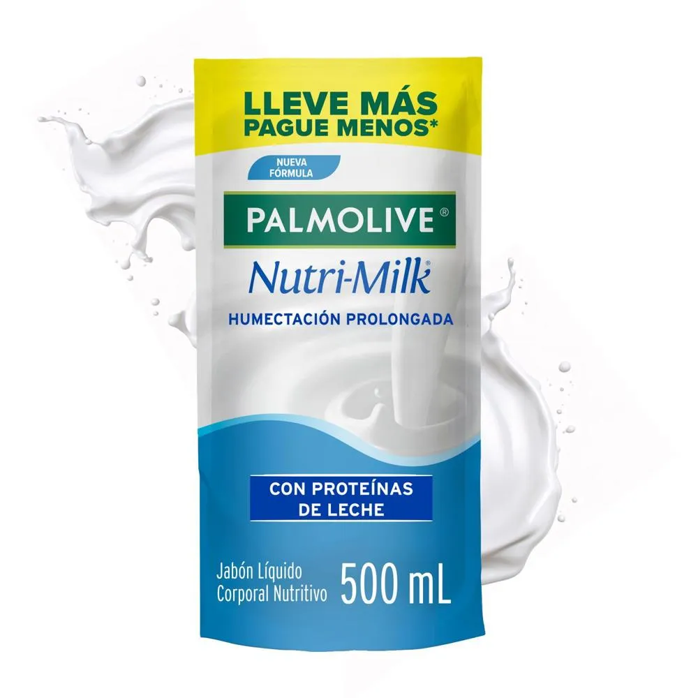 Palmolive Jabon liquido nutrimilk para cuerpo repuesto 500 ml