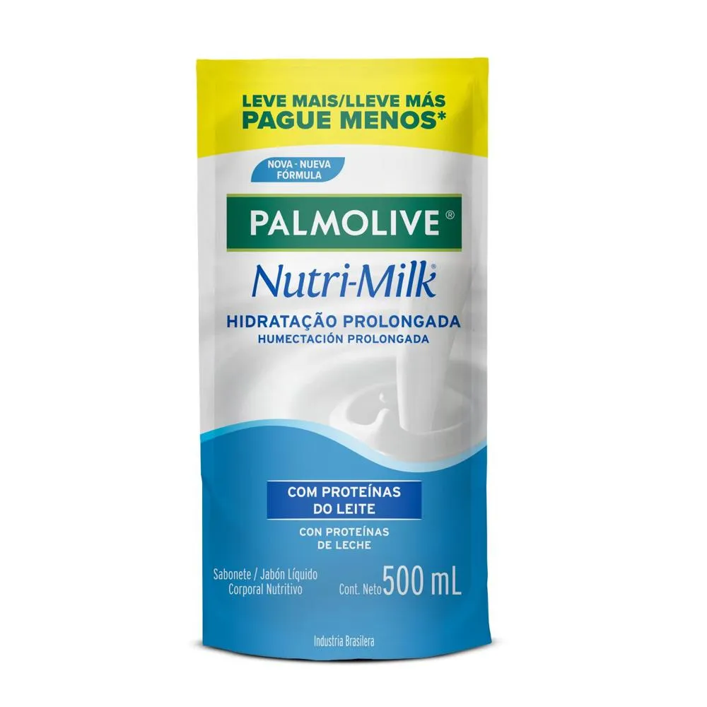 Palmolive Jabon liquido nutrimilk para cuerpo repuesto 500 ml