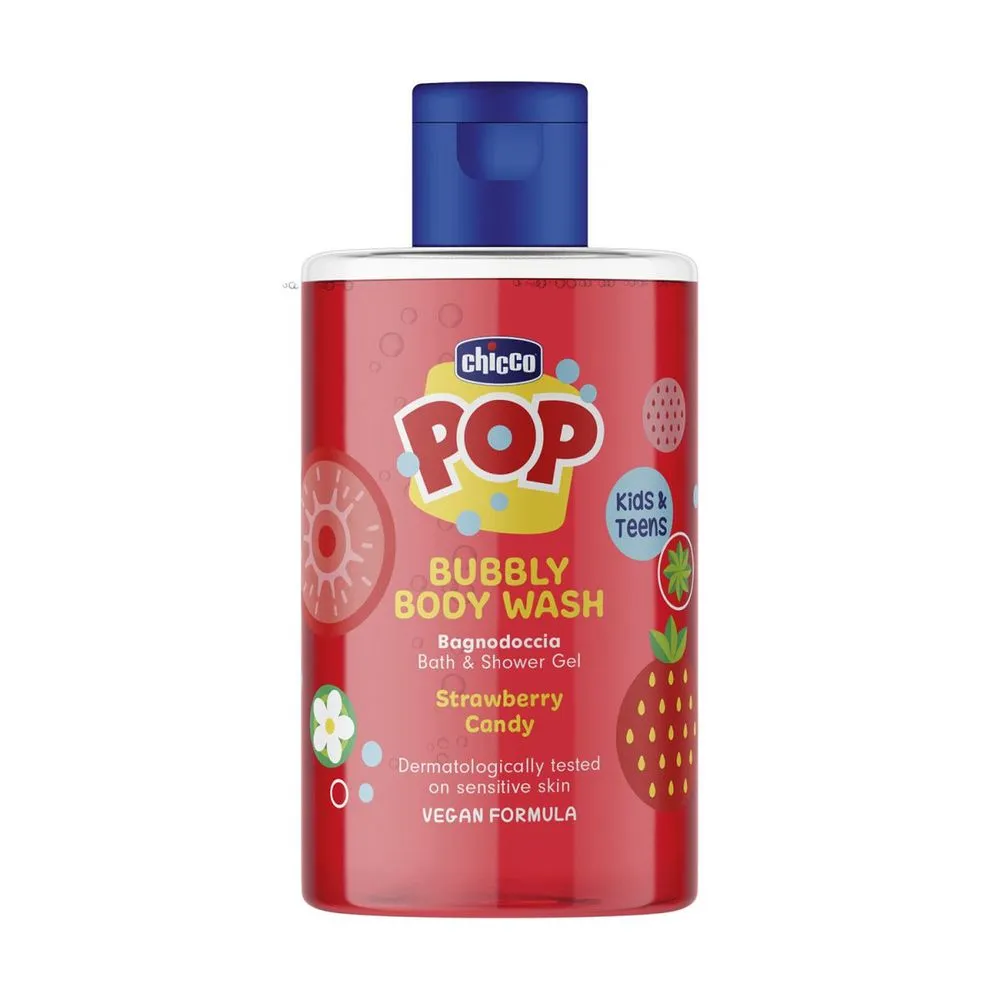 Chicco Gel de baño espumoso frutilla 300ml
