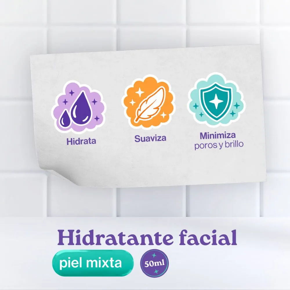 Koreia Emulsion hidratante facial para piel mixta 50ml