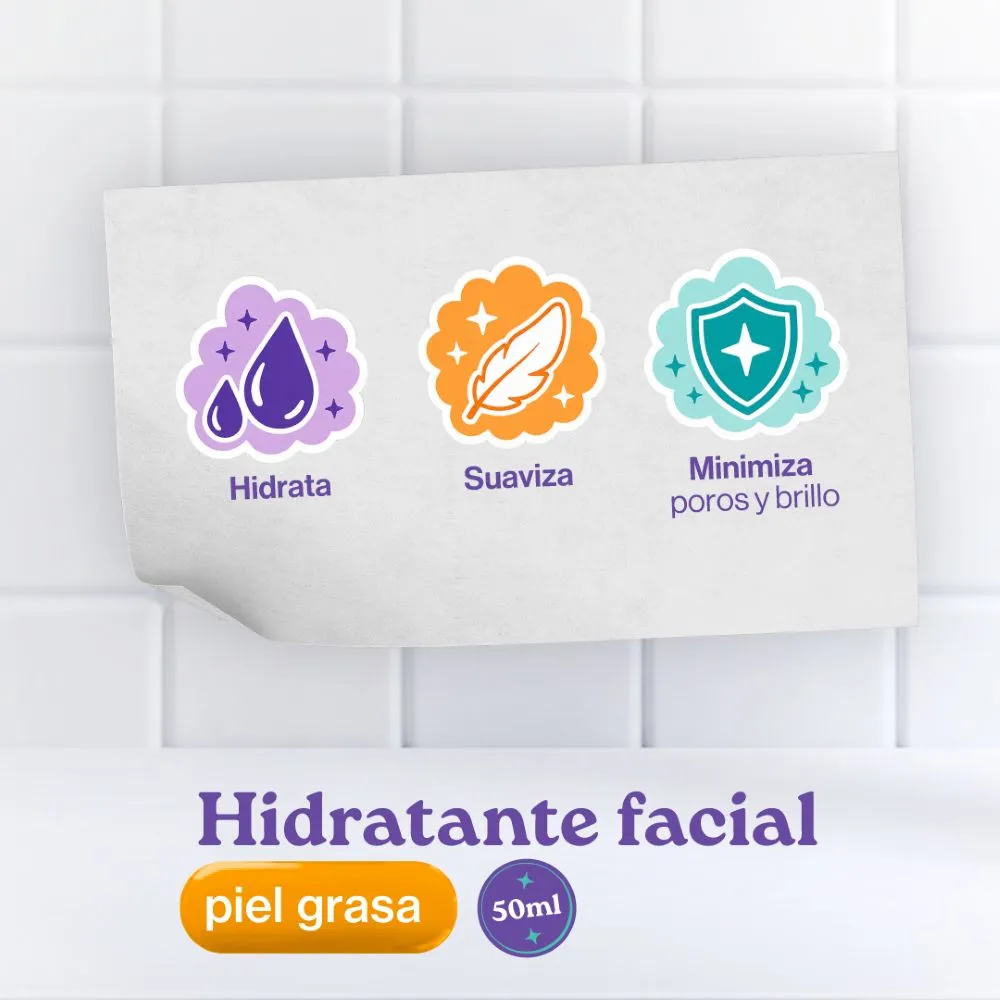 Koreia Emulsion hidratante facial para piel grasa 50ml