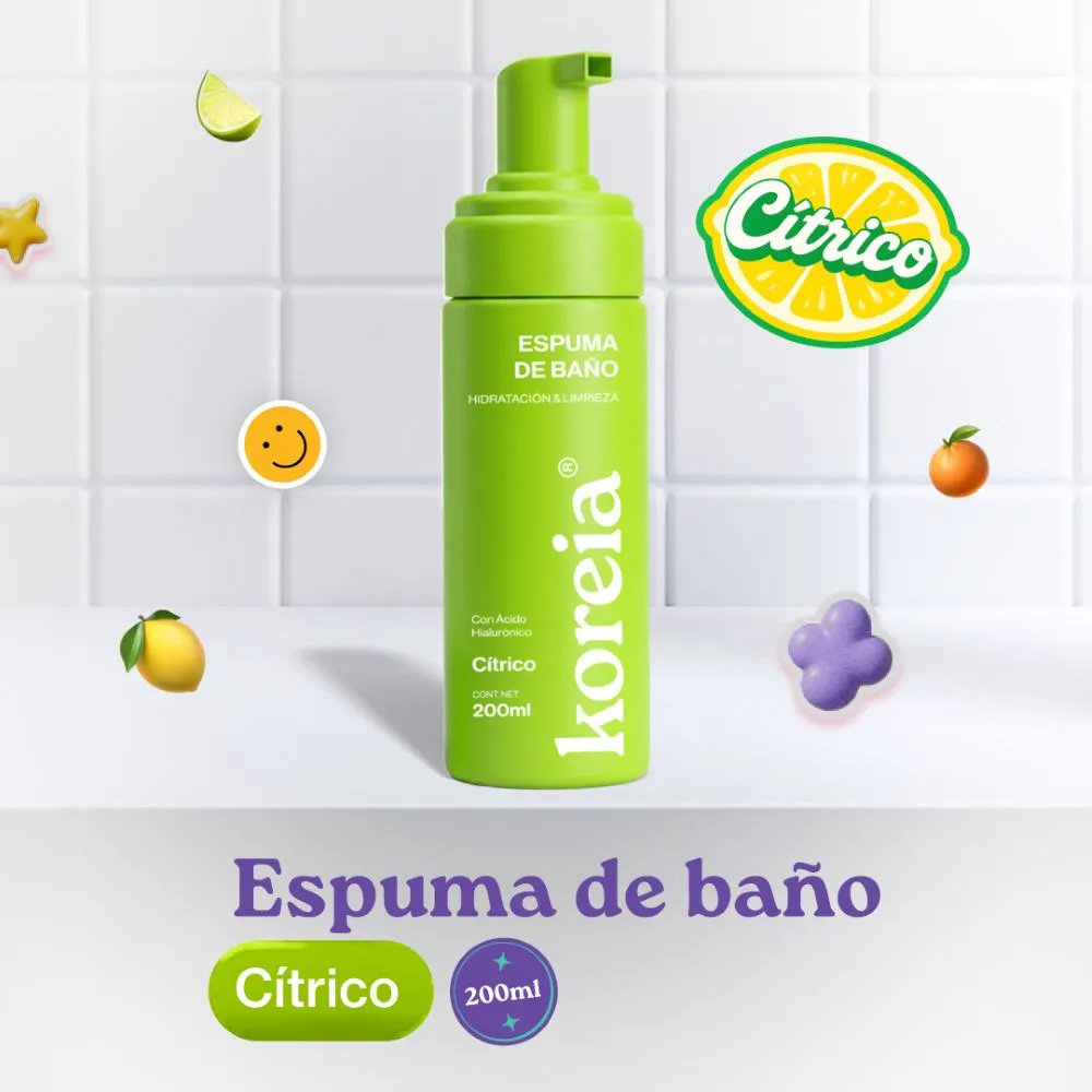 Koreia Espuma de baño citrico 200ml
