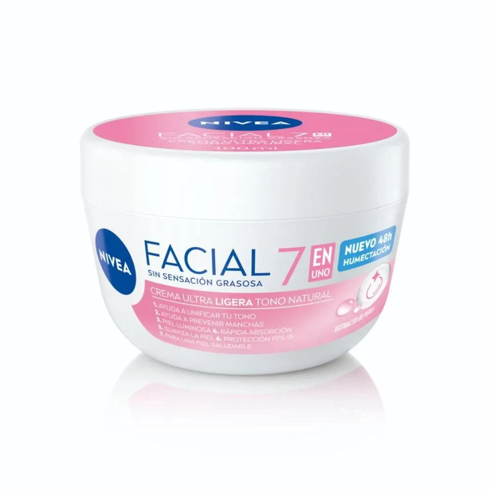 Nivea Crema facial 7 en 1 cuidado radiante y uniforme 100ml
