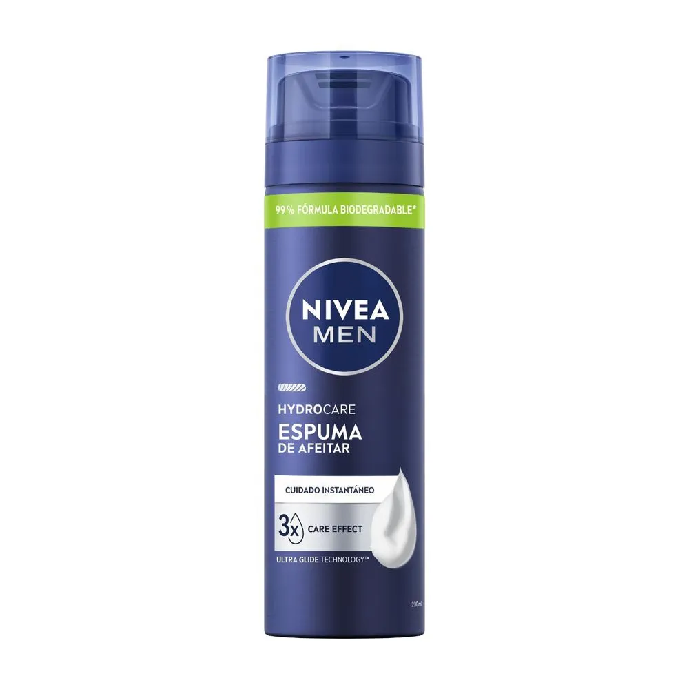 Nivea Espuma de afeitar hydrocare para todo tipo de piel 200ml