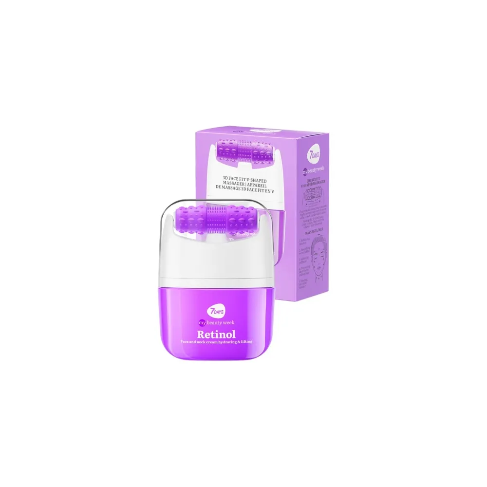 7Days Crema facial antiage retinol con masajeador 3d 40ml