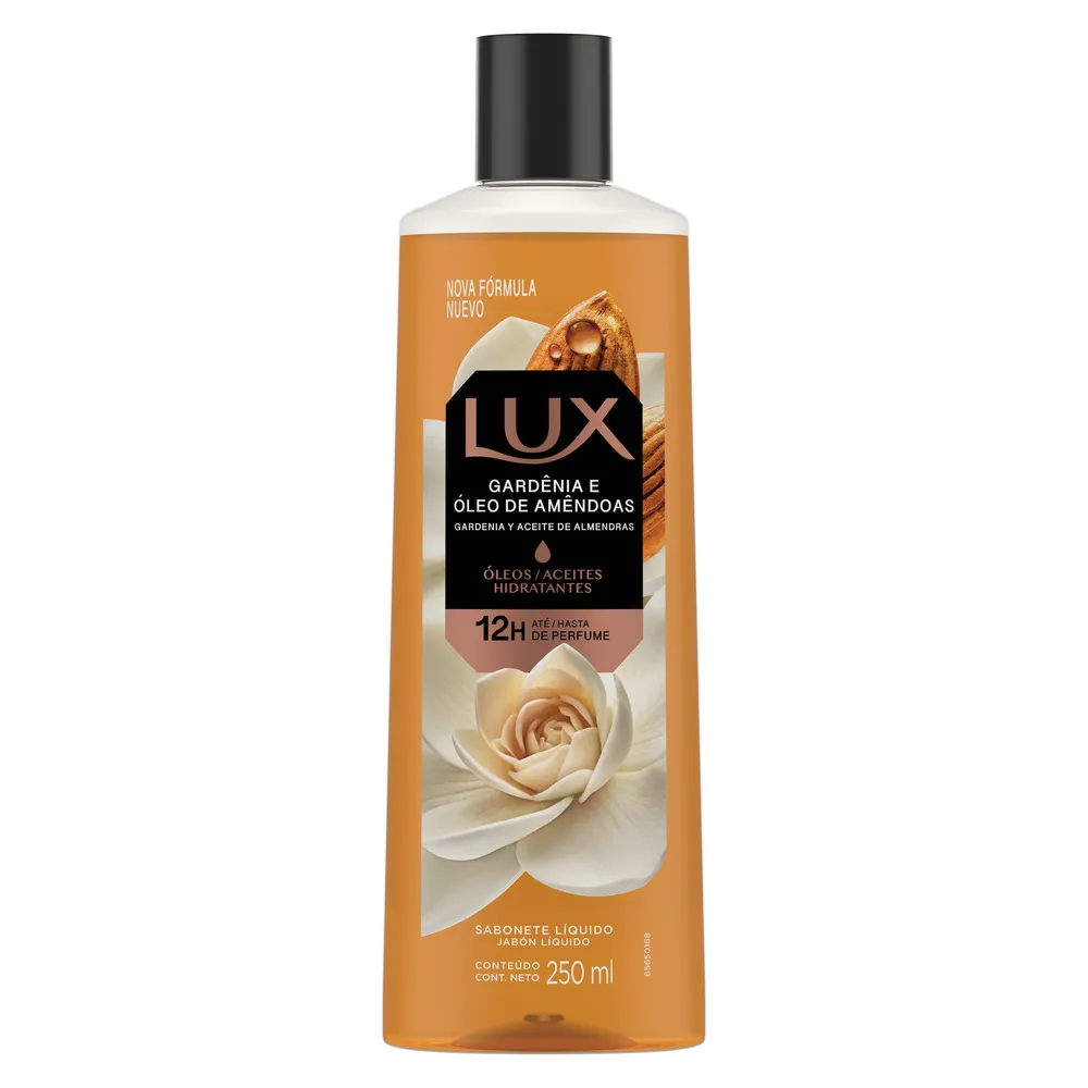 Lux Jabon liquido gardenia y aceite de almendras 250ml
