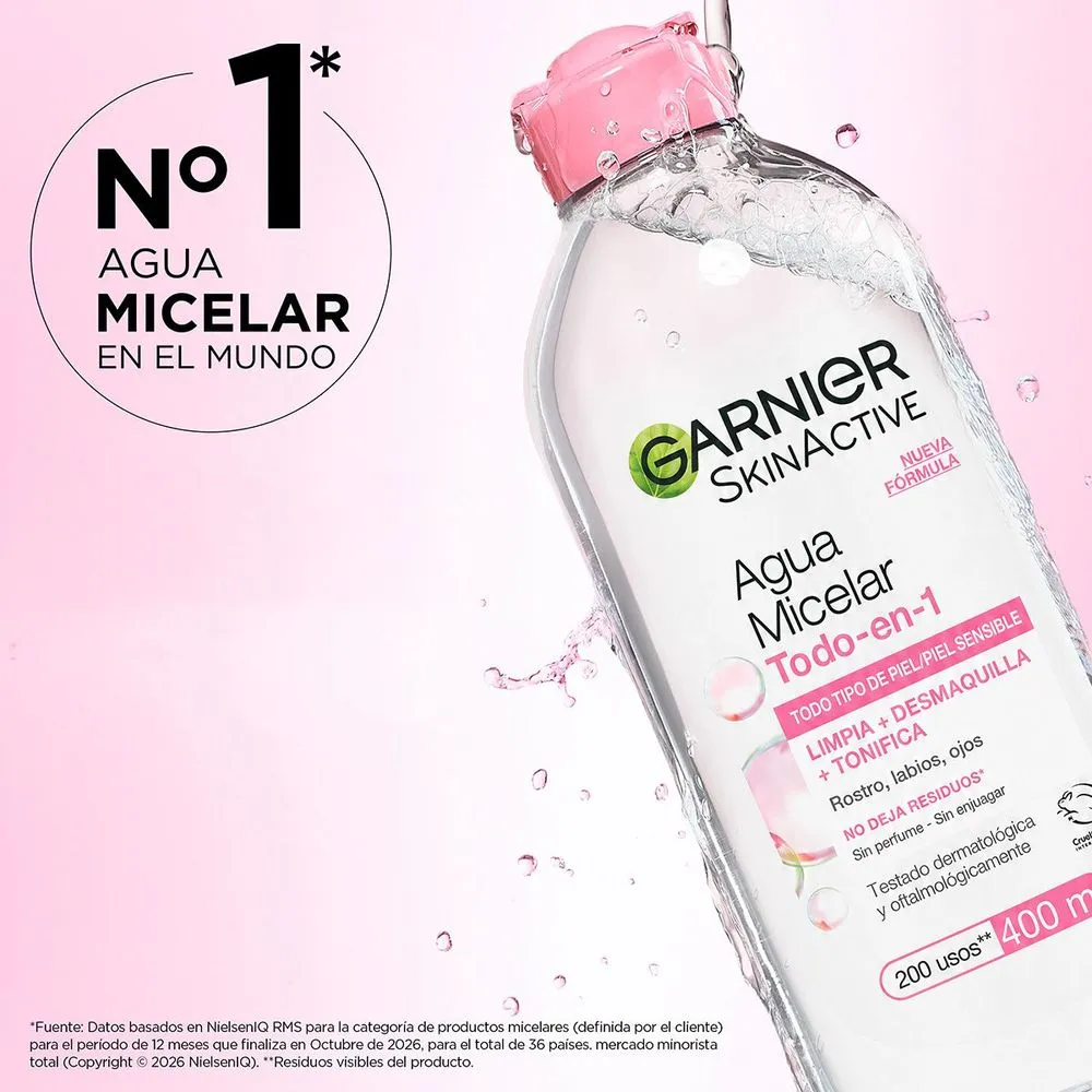 Garnier Agua micelar todo en 1 400ml