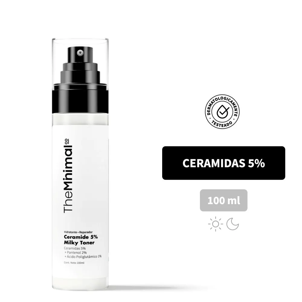 The Minimal Co Tonico facial con textura lechosa y ceramidas 100ml