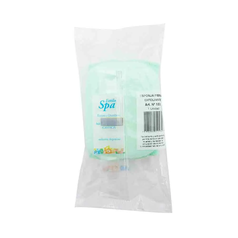 Estilo Spa Esponja De Baño Estilo Spa Fibra Exfoliante