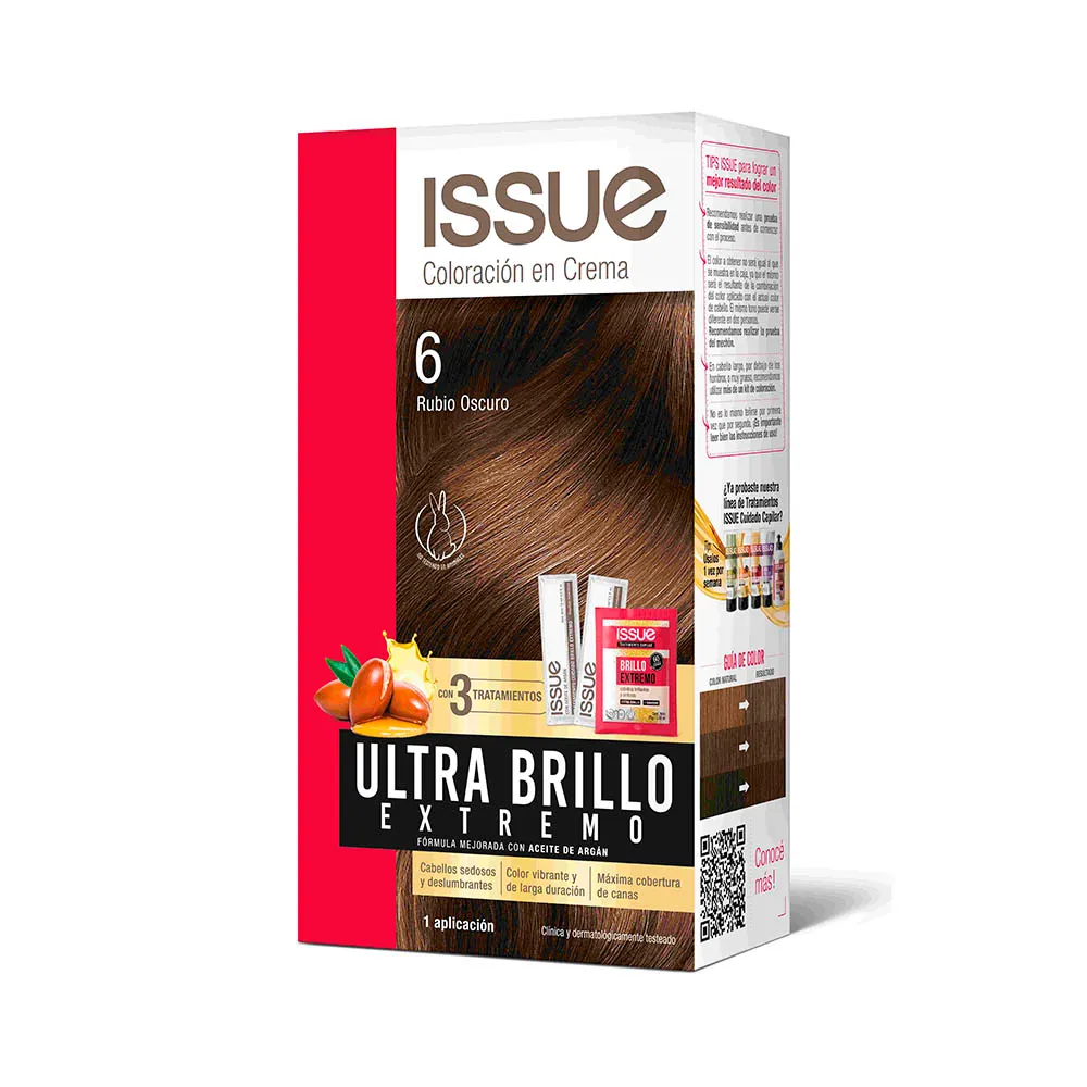 Issue Tintura Ultra Brillo N° 6 Rubio Oscuro 47 Grs Issue