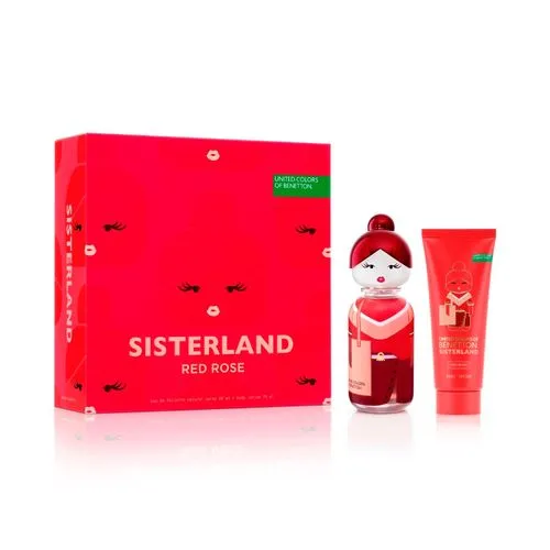 Benetton Set Sisterland Red Rose